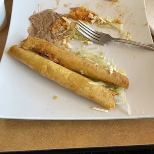 Flauta Plate was delicious