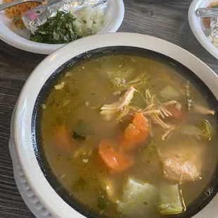Caldo de pollo