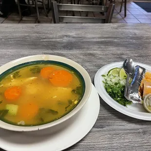 Caldo de pollo