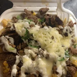 Small asada fries sooo bomb