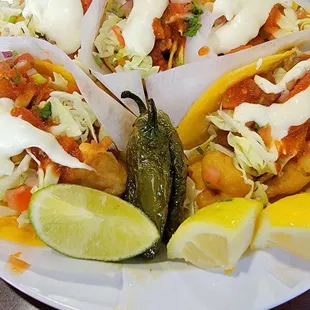 5 shrimp tacos. Wednesday special.