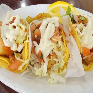 Fish taco Tuesday special.