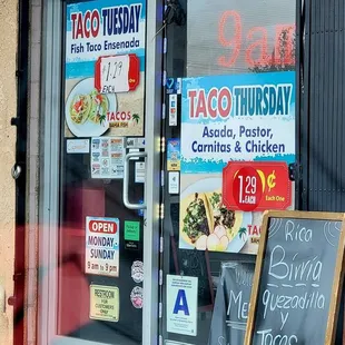This place is a hole in the wall with only three tables.