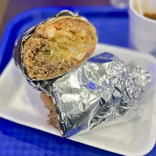Bahía burrito. Big and tasty!