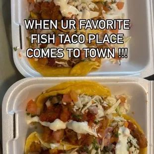 Fish tacos.