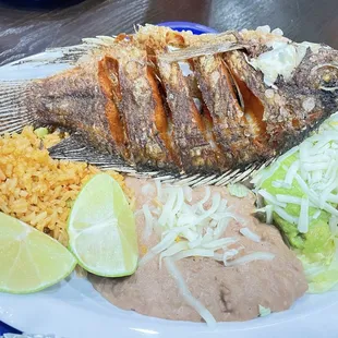 Mojarra frita on Fridays