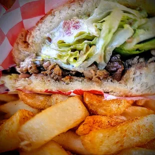 Tacos Bahia Fish Yucaipa in California is delicious! Shown is there Monday Torta special !What's not to like!