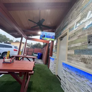 Outdoor seating