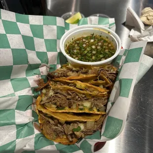 Birria Tacos ( 4 pack)