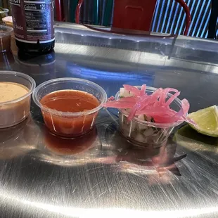 What I chose at the taco bar.