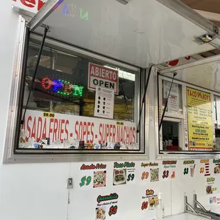 a food truck selling tacos