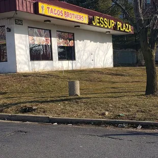 the front of a restaurant