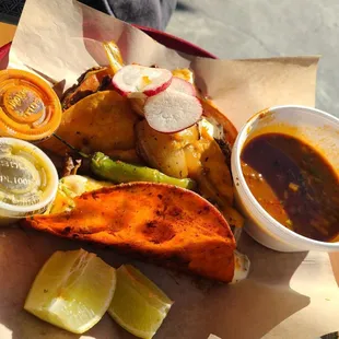 Quesabirria platter! Delicious diet-destroyer.