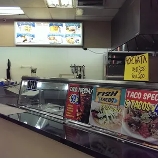 the inside of a restaurant