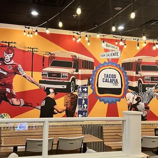 Tacos Calafia mural
