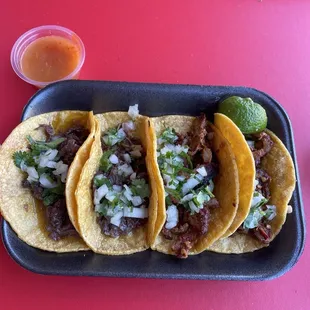 Taco Al Pastor &amp; Taco Cabeza