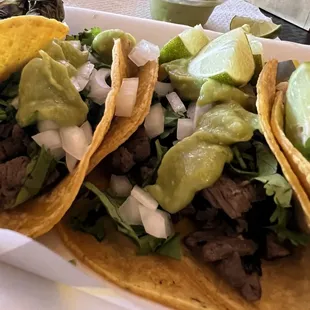 Carne asada and al pastor