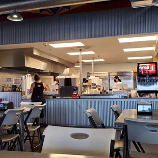 the interior of a restaurant