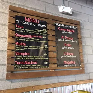 Menu Board