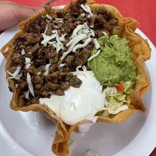 Taco Salad w/ your choice of meat we provide