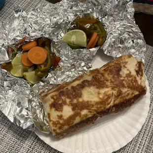Carne Asada burrito supreme $10