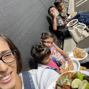 Tacos and quesadillas