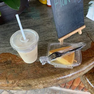 Horchata and flan!