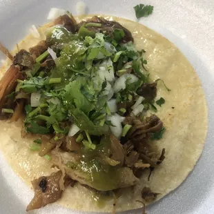 Carnitas taco