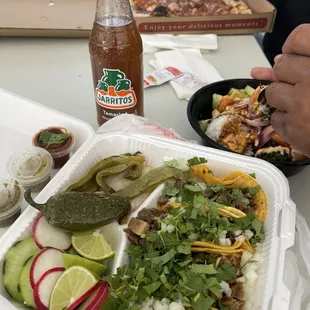 Soft tortillas and yummm
