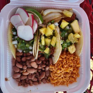 Shrimp Taco Plate
