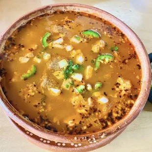 Menudo Breakfast Plate