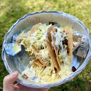 Carne asada crispy taco