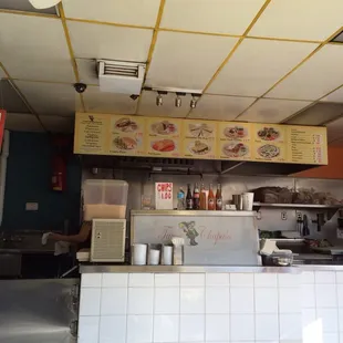 The menu and a clean environment.