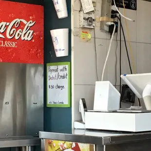 50 cents if you want to pay with a credit card.