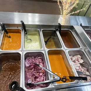 Salsa bar