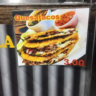 Queso tacos I hear they are fire.