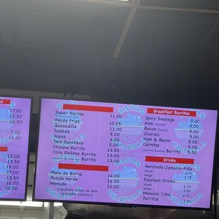 Menu (Nov 2022)