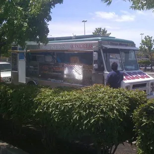 Tacos Chevez taco truck parked outside of Pac-n-Save