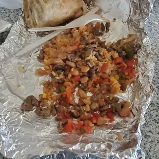 My 1st time here. Asada burrito fell apart. I&apos;m assuming the tomatoes soaked up the tortilla. Very little meat. I threw it in the trash.
