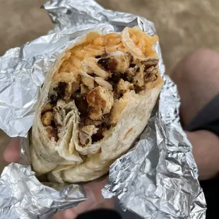 Chicken burrito