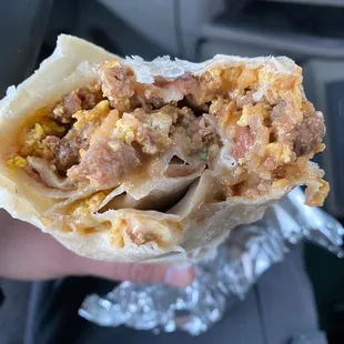 Chorizo Breakfast Burrito