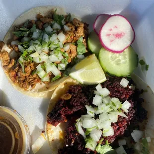 Pastor &amp; Chorizo Tacos