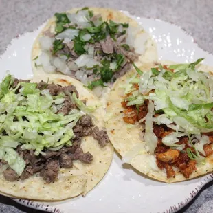 These are just some of the tacos that we offer for $1.50 each
