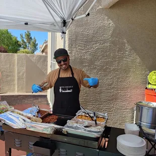 Giovanni doing one of the things he does best.