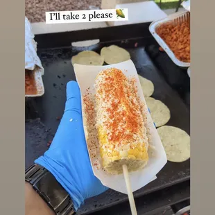 Elotes (Mexican corn)