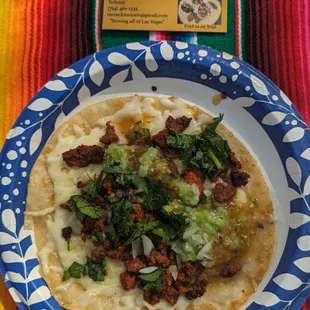 Quesadillas with Al pastor