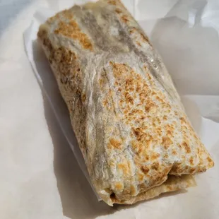 The barbacoa burrito featured on the show.  This is an all timer.