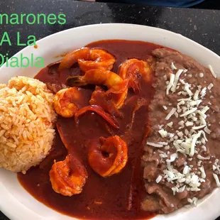 Camarones a la Diabla