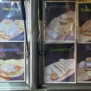 Menu as of October 2023 (p. 1)