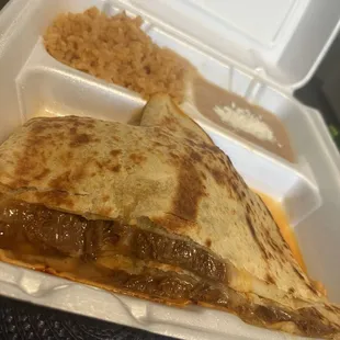 Birria Quesadilla Plate